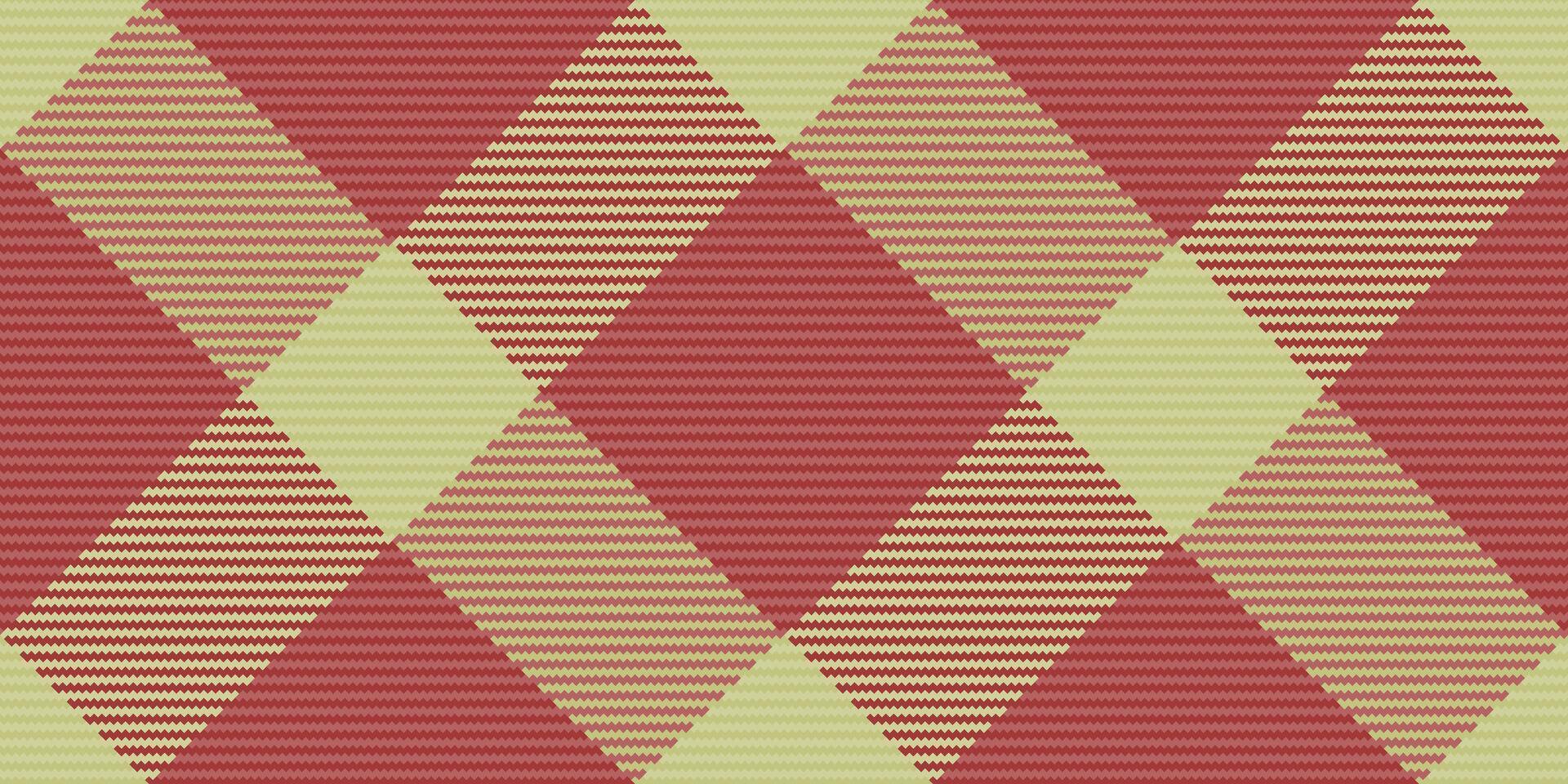 Elegant muted red and beige diamond plaid pattern. Perfect for textile design, website backgrounds, or seasonal branding. vector