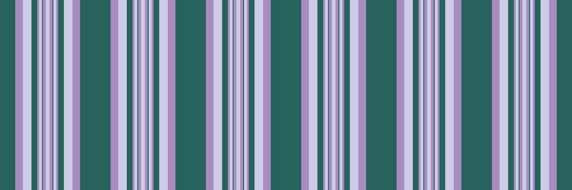 Layout textile vertical pattern, formal stripe lines seamless. Curve fabric texture background in violet and teal colors. vector