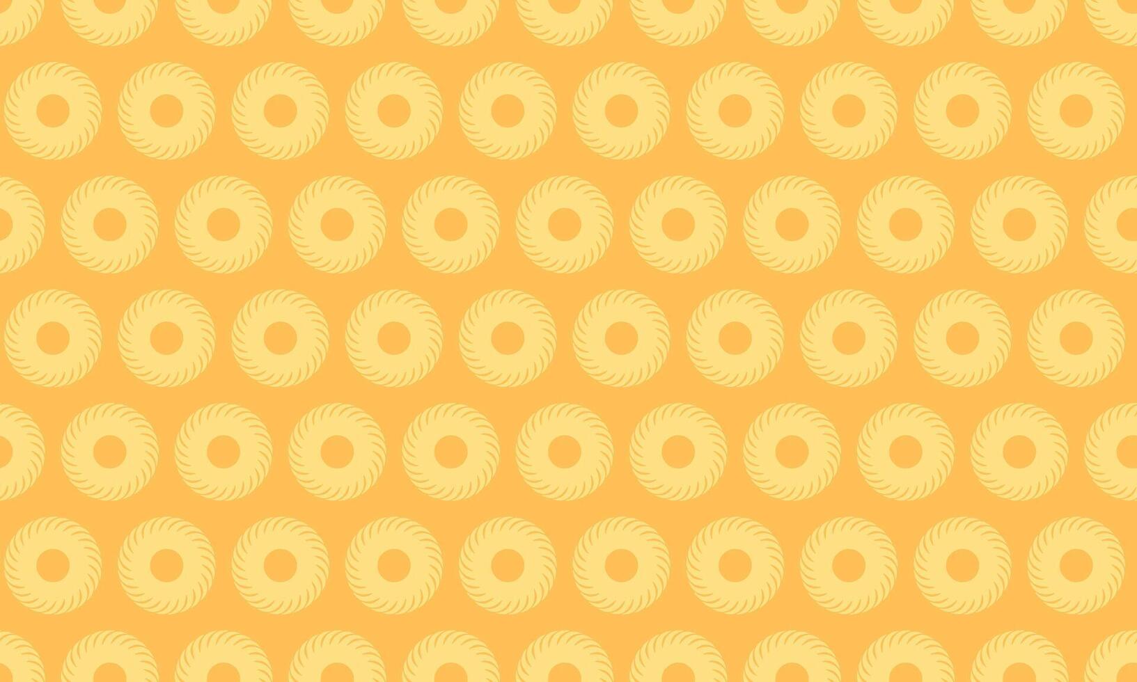 Vibrant, repeating pattern of sunlike motifs on a warm yellow background. Perfect for textile design, website backgrounds, or cheerful branding. Evokes feelings of warmth, optimism, and summer. vector