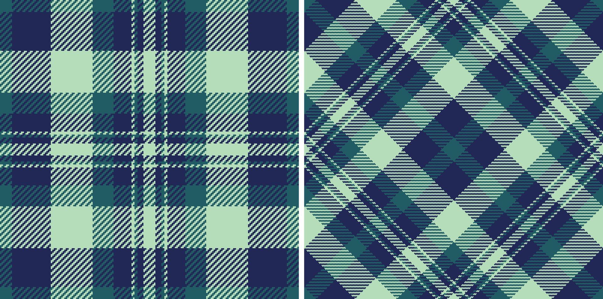 Classic plaid patterns in contrasting arrangements offer visual depth and texture. Use for backgrounds, textiles, or design projects needing a traditional touch. vector