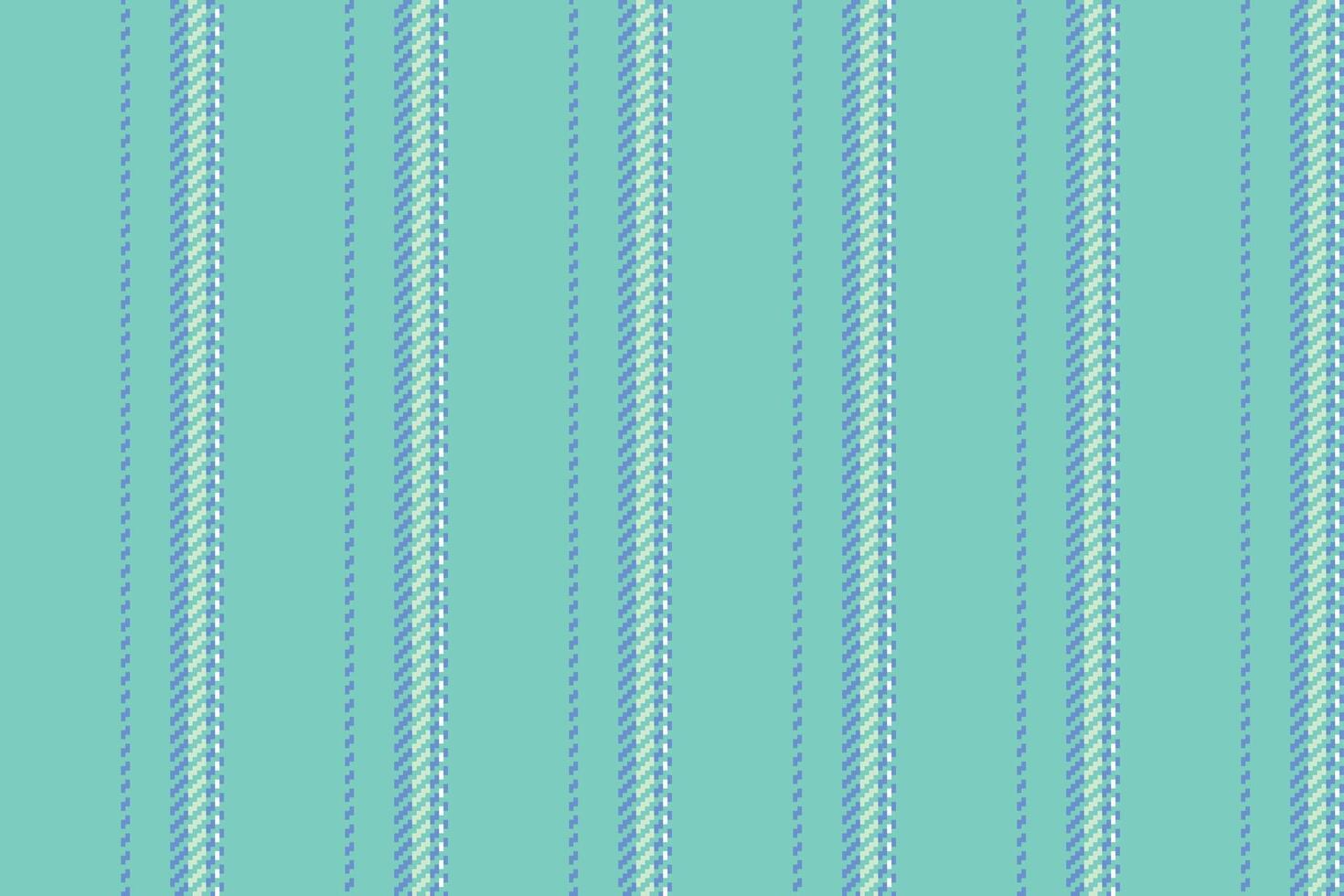 Children pattern texture , product lines textile background. Lovely vertical seamless fabric stripe in teal and blue colors. vector