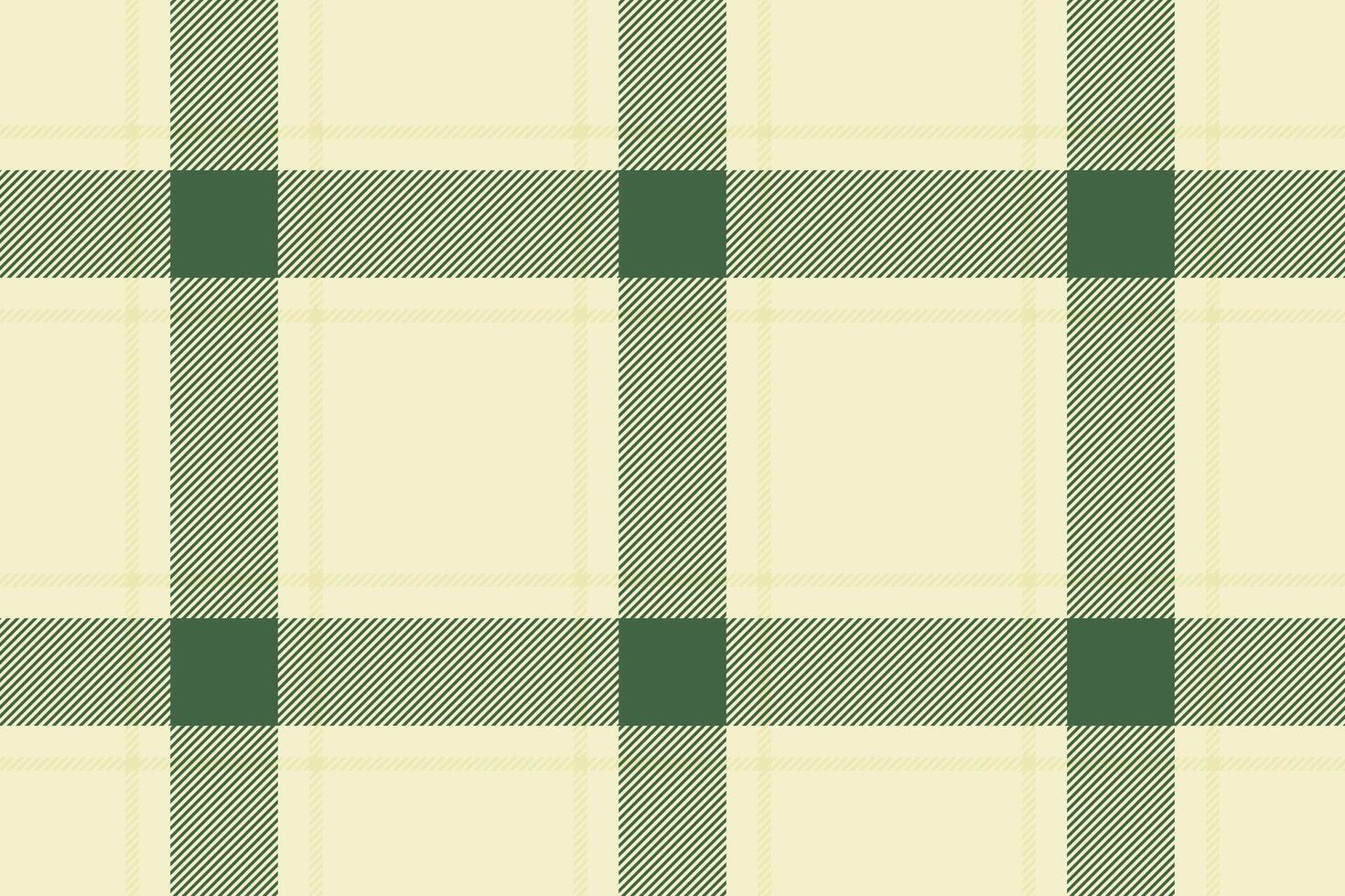 Classic, textured plaid pattern in calming green and beige tones. Versatile for backgrounds, textiles, or design elements. Evokes tradition and comfort. vector