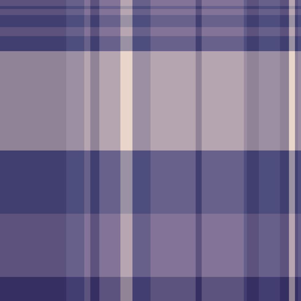 Calming purple plaid. Minimalist, modern abstract background in blended, intersecting lines. Use for textiles, wallpaper, design, or as a backdrop. vector