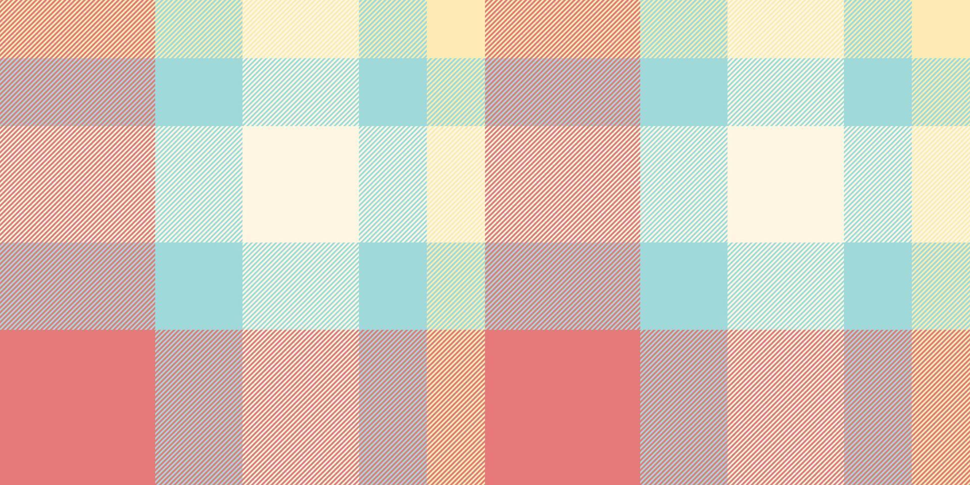 Pastel plaid pattern. Soft, delicate colors evoke feelings of spring, calmness, and tranquility. Ideal for textiles, fashion, home decor, and website backgrounds. Versatile, elegant design. vector