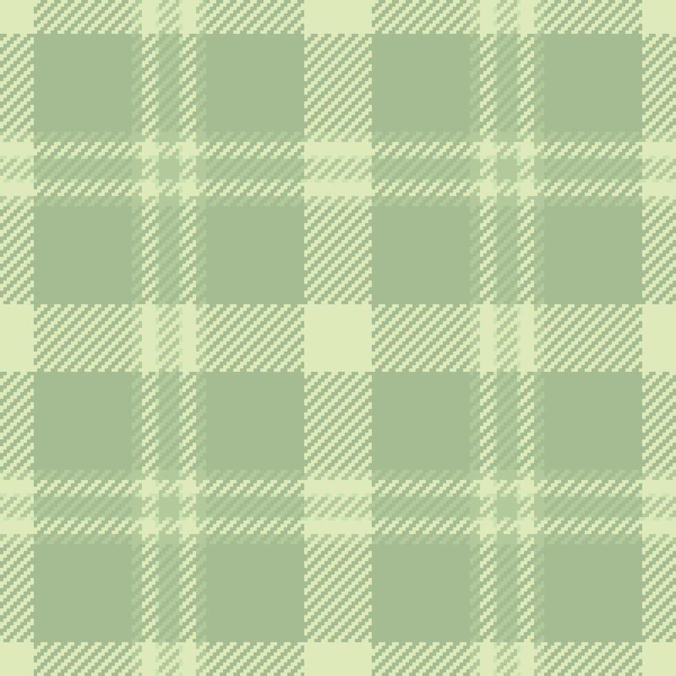 Subtle sage green and pale yellow plaid pattern. Perfect for textile design, apparel, or website backgrounds. This calming, textured image evokes feelings of serenity and nature. vector