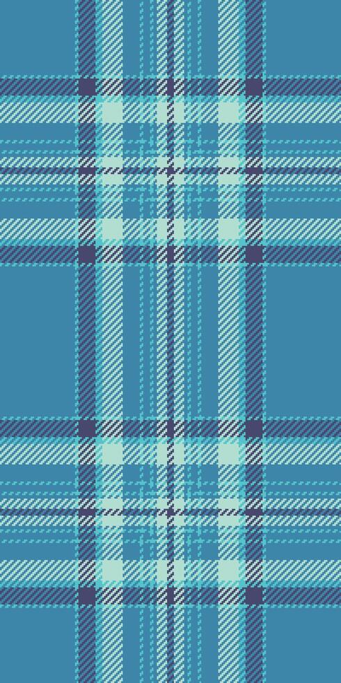 Cool teal and turquoise plaid pattern. Perfect for textile design, fashion, home decor, and web backgrounds. This subtle yet stylish texture adds a touch of sophisticated elegance to any project. vector