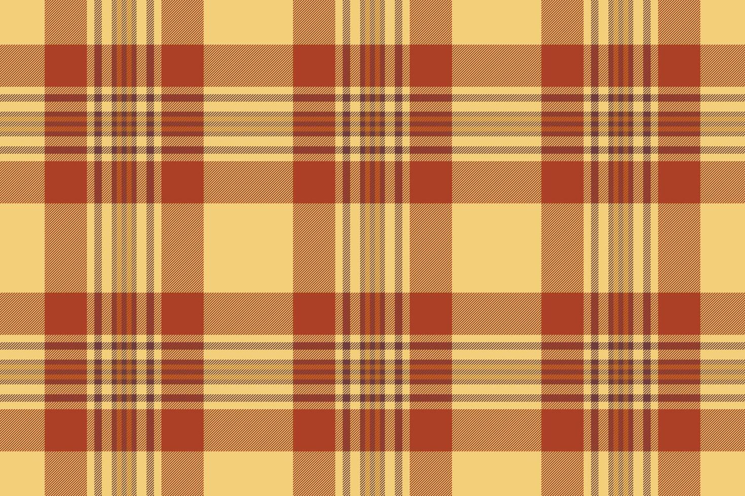 Warm autumnal plaid pattern in earthy tones. Perfect for textile design, fallthemed projects, or creating a cozy, rustic atmosphere. vector