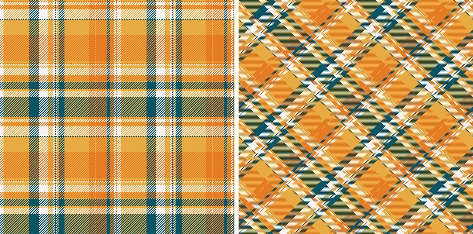 Texture textile check of pattern seamless plaid with a tartan background fabric. Set in novelty colors of most comfortable furniture. vector