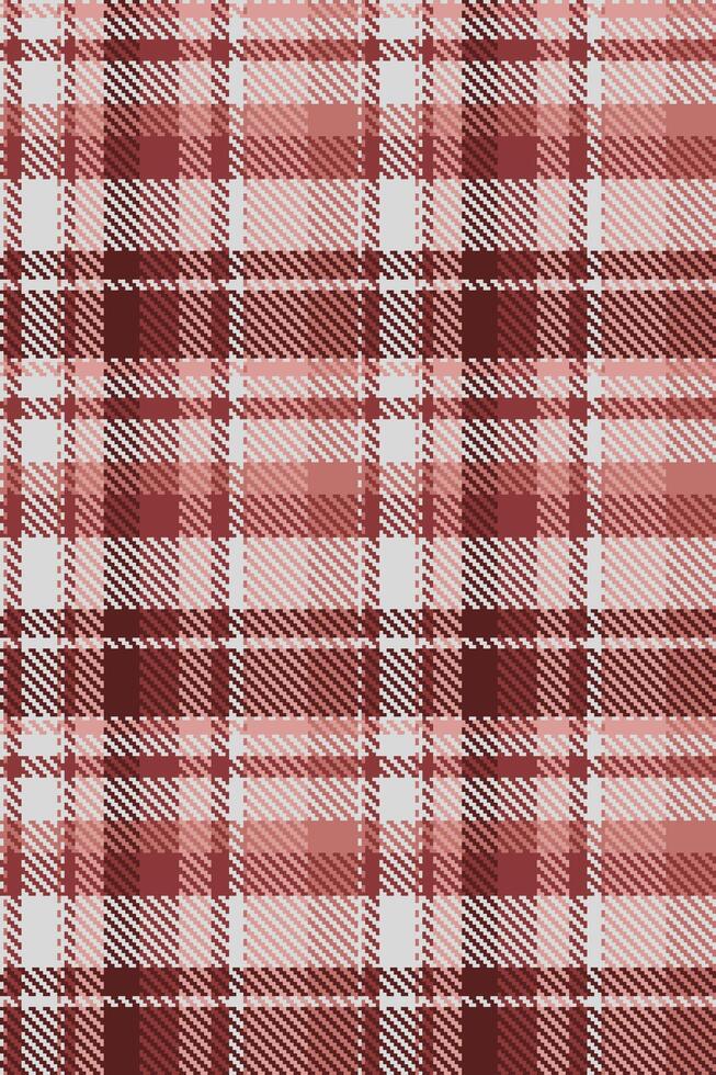 Hat texture pattern, form plaid textile check. Factory background seamless tartan fabric in red and gainsboro colors. vector