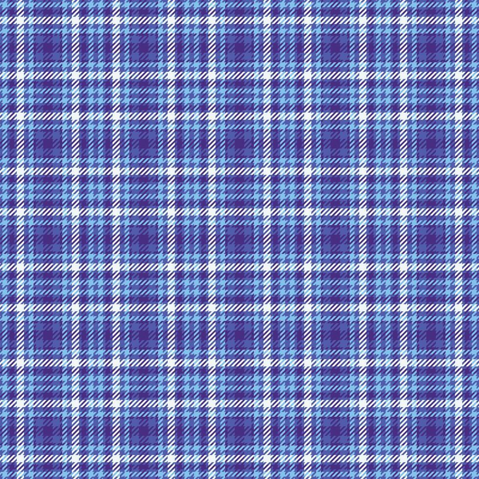Classic blue plaid pattern, seamless and versatile. Ideal for backgrounds, textiles, or adding a traditional touch. Clean design, use for fashion, decor, or web. vector
