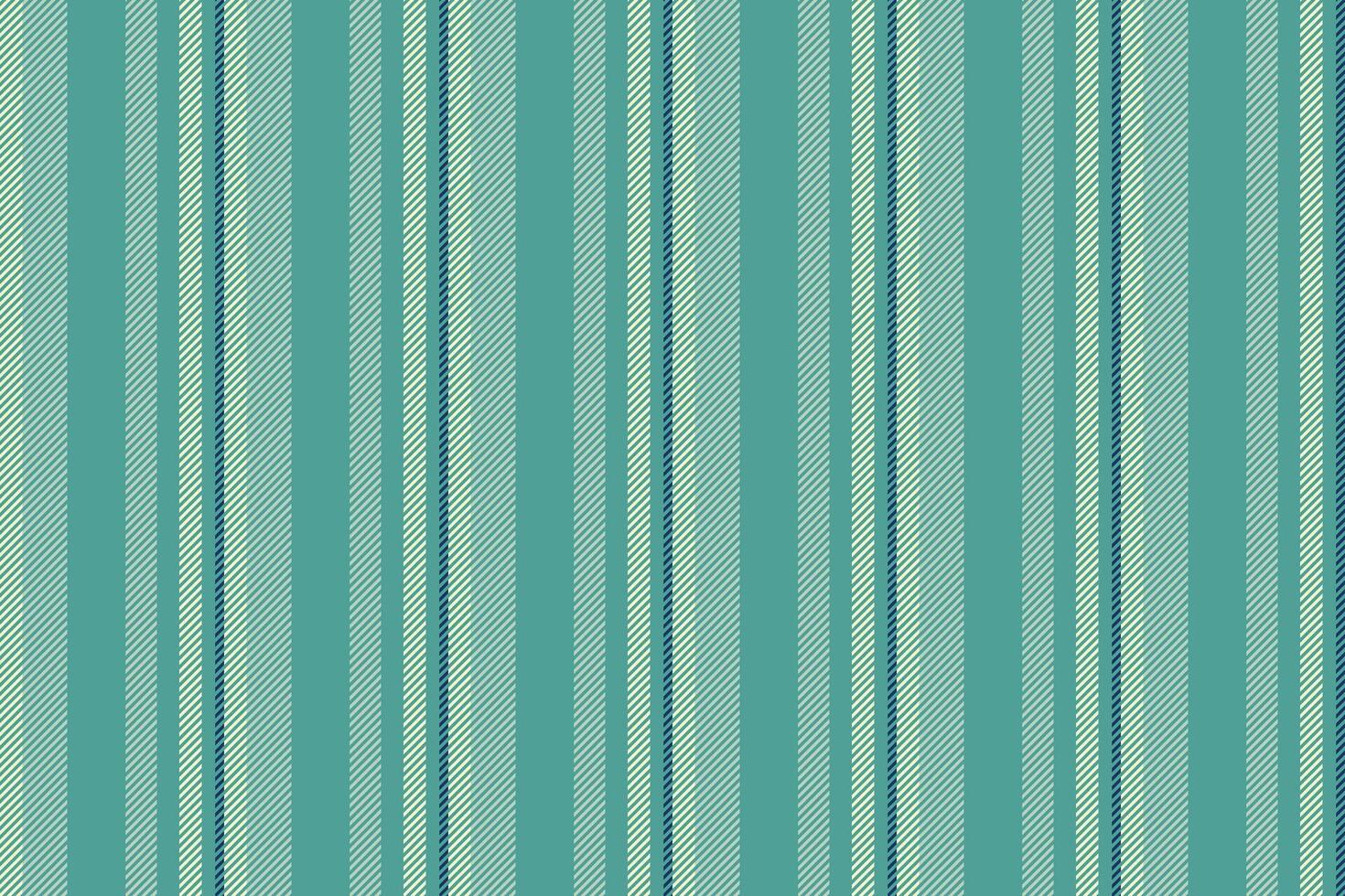 Tool texture vertical lines, order fabric pattern. Crack textile stripe seamless background in teal and light colors. vector