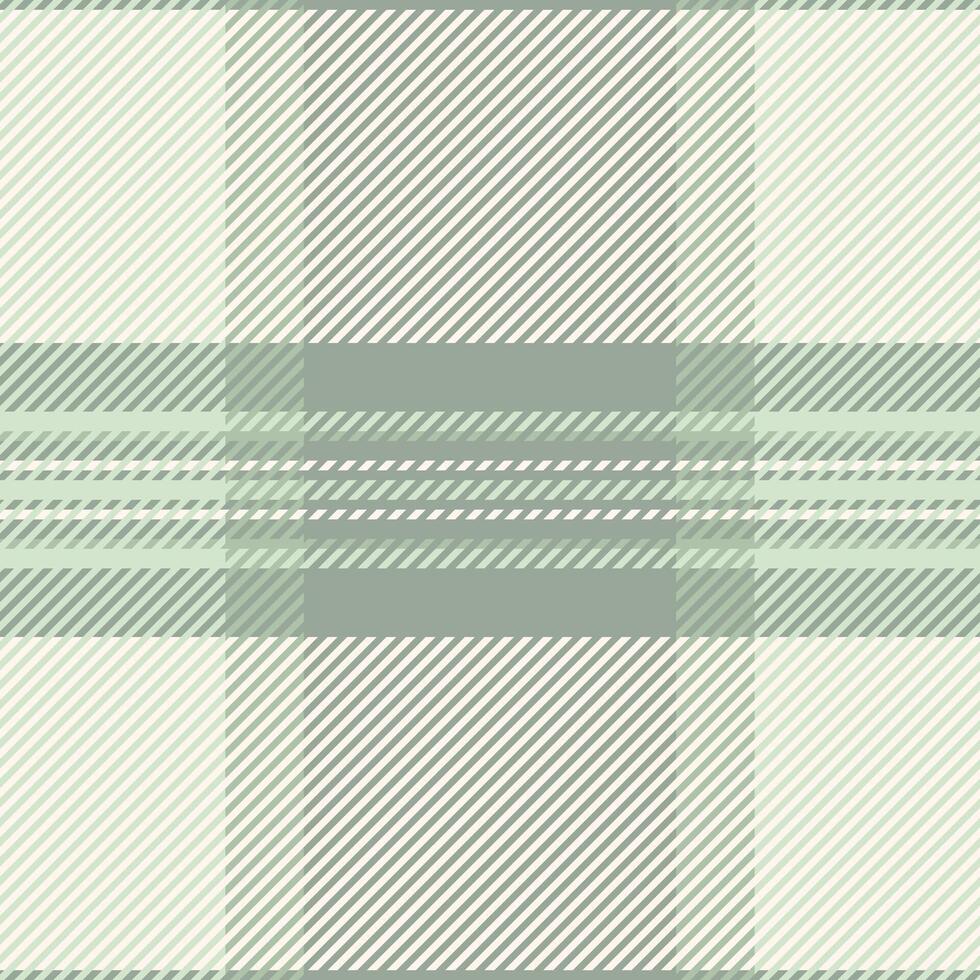 Subtle sage green and cream plaid pattern. Elegant, minimalist design ideal for textile prints, website backgrounds, or stationery. Creates a calming, sophisticated aesthetic. vector