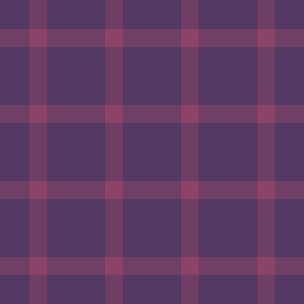 Elegant plumtoned plaid seamless pattern. Ideal for textile design, backgrounds, or adding a touch of classic style to any creative project with simple structure. vector