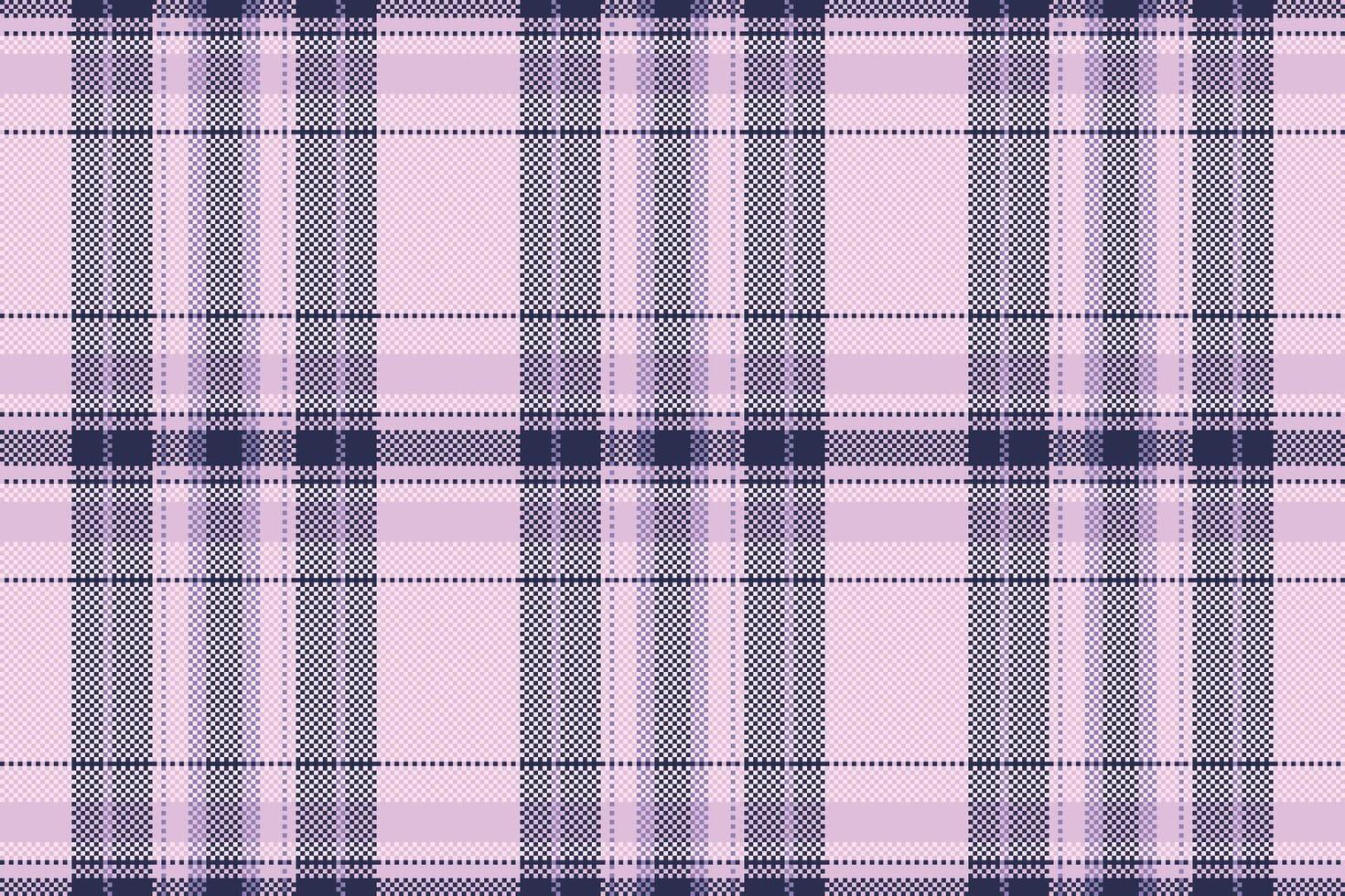 Elegant pastel plaid pattern in shades of lavender, purple, and lilac. Seamless texture design for textile, wallpaper, or backgrounds. Versatile timeless. vector