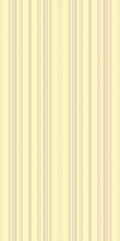 Comfort background fabric, trim lines vertical texture. Age pattern textile stripe seamless in light and peach puff colors. vector