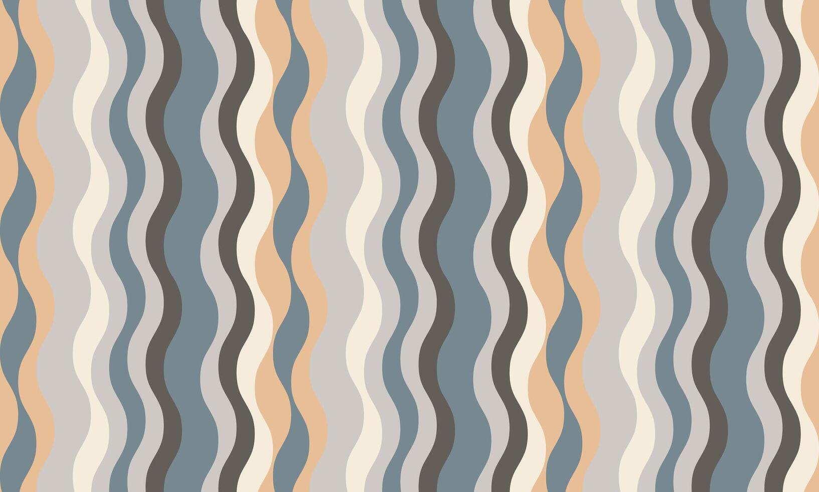 Abstract wavy stripes pattern in calming pastel shades. Perfect for textile design, website backgrounds, or any project needing a modern, fluid aesthetic. Evokes feelings of serenity and movement. vector