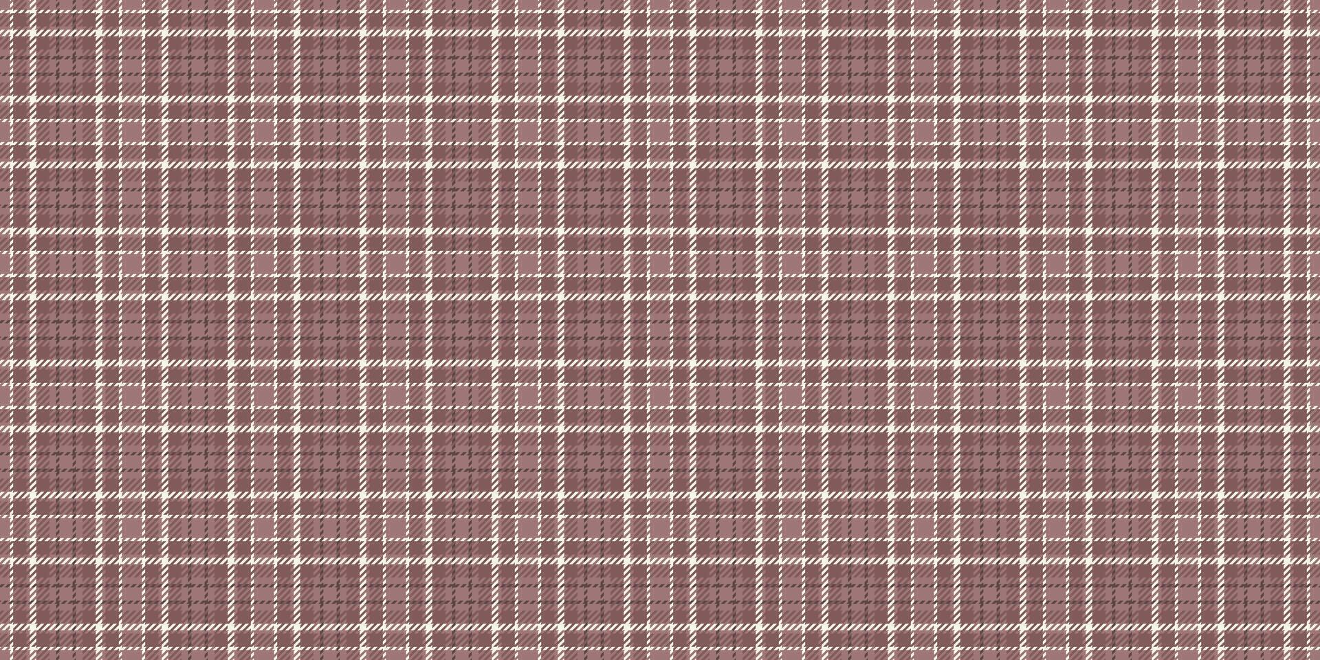 Subtle mauve and cream plaid pattern. Perfect for textile designs, website backgrounds, or crafting projects. Evokes feelings of warmth, comfort, and rustic charm. vector