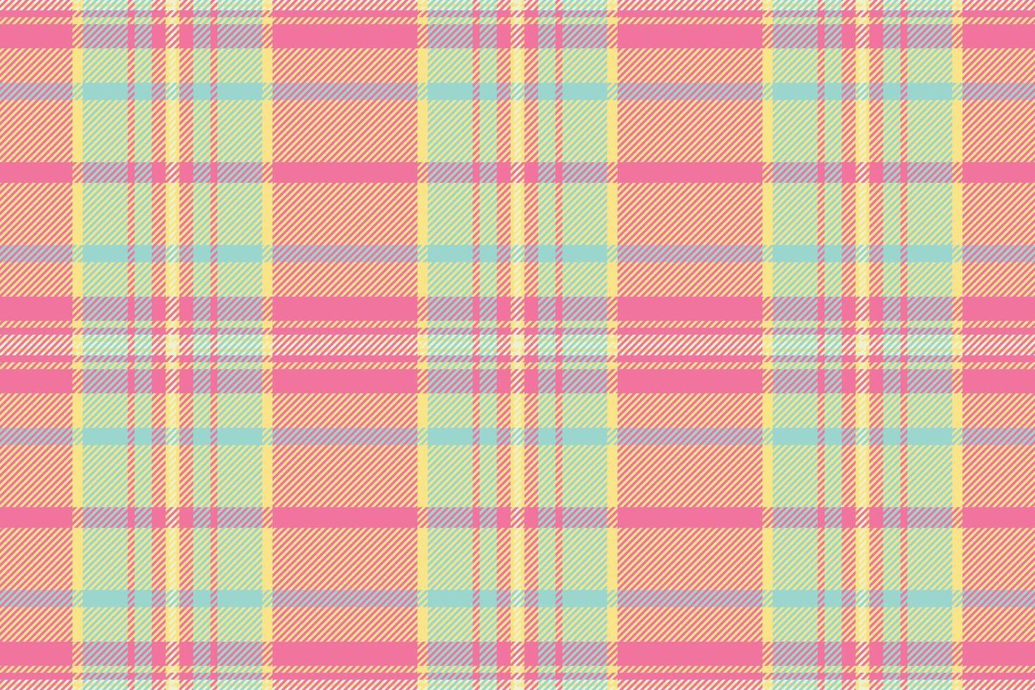 Delightful pastel plaid pattern. Perfect for spring summer designs, fabric prints, backgrounds, or websites. This cheerful, soft texture evokes feelings of warmth and happiness. vector