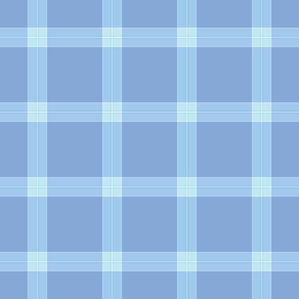 Serene pastel blue plaid pattern. Perfect for backgrounds, textiles, or website design. Subtle texture and calming color evoke feelings of peace and tranquility. vector