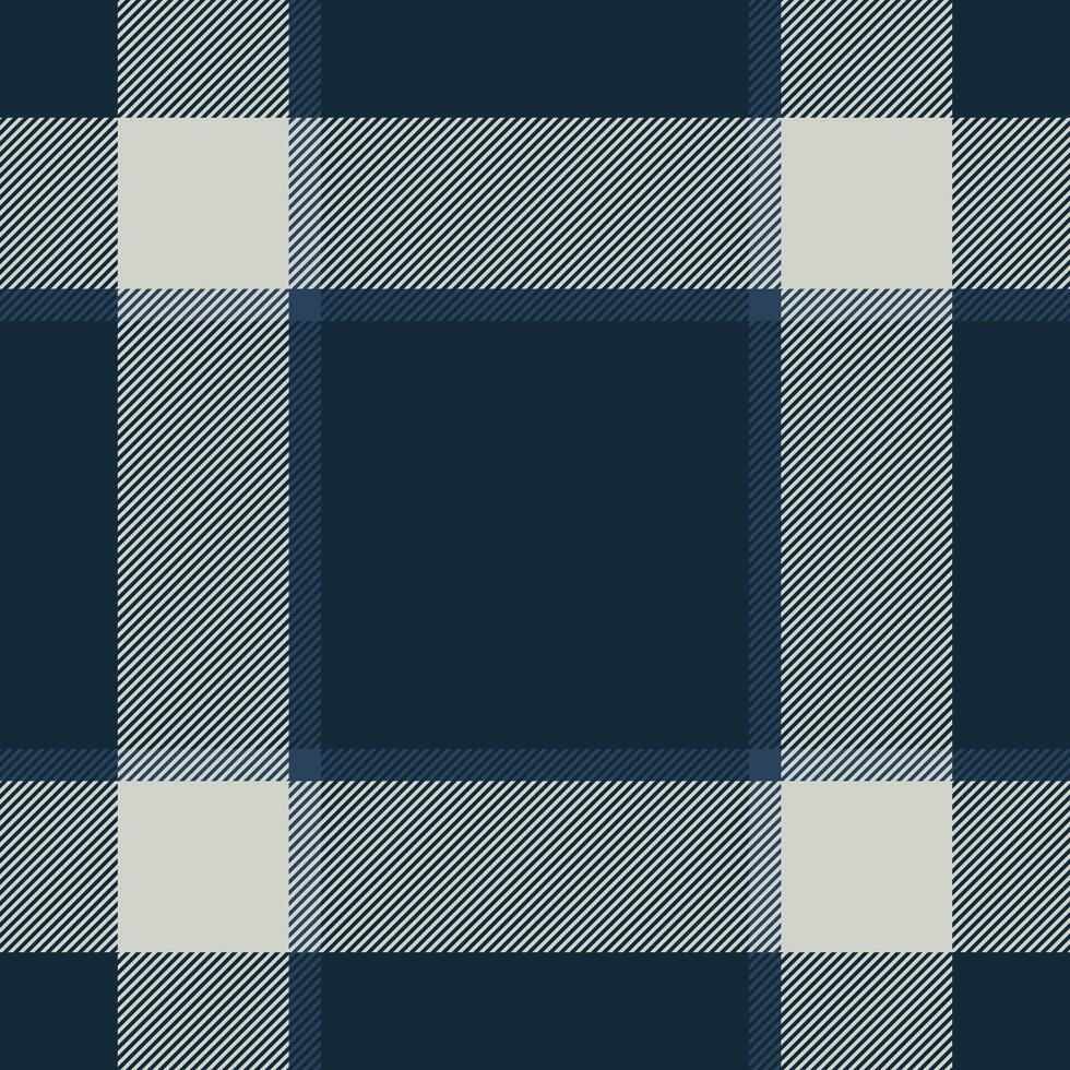 Elegant navy and cream plaid pattern. Perfect for textile design, fashion, or website backgrounds. This classic and versatile design evokes feelings of comfort and sophistication. vector