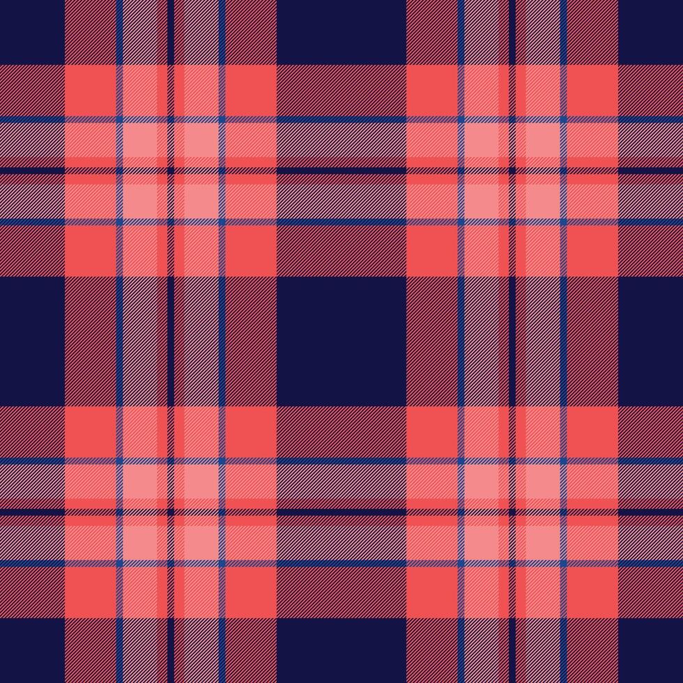 Classic plaid pattern, vibrant red and deep blue. Perfect for backgrounds, textiles, or adding a touch of tradition to your design. Timeless style vector