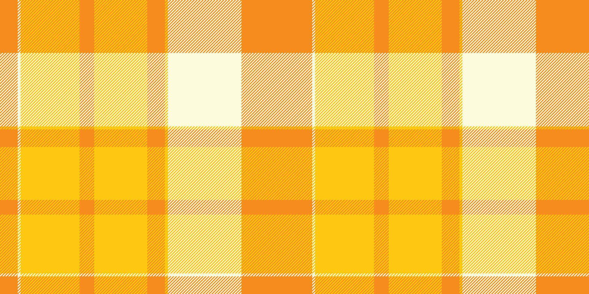 Vibrant yellow and white plaid pattern. Perfect for textile design, website backgrounds, or cheerful branding. This cheerful, seamless texture evokes warmth and optimism. vector
