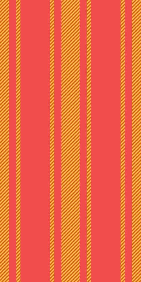 Improvement stripe background seamless, bold lines textile pattern. Male fabric vertical texture in red and bright colors. vector