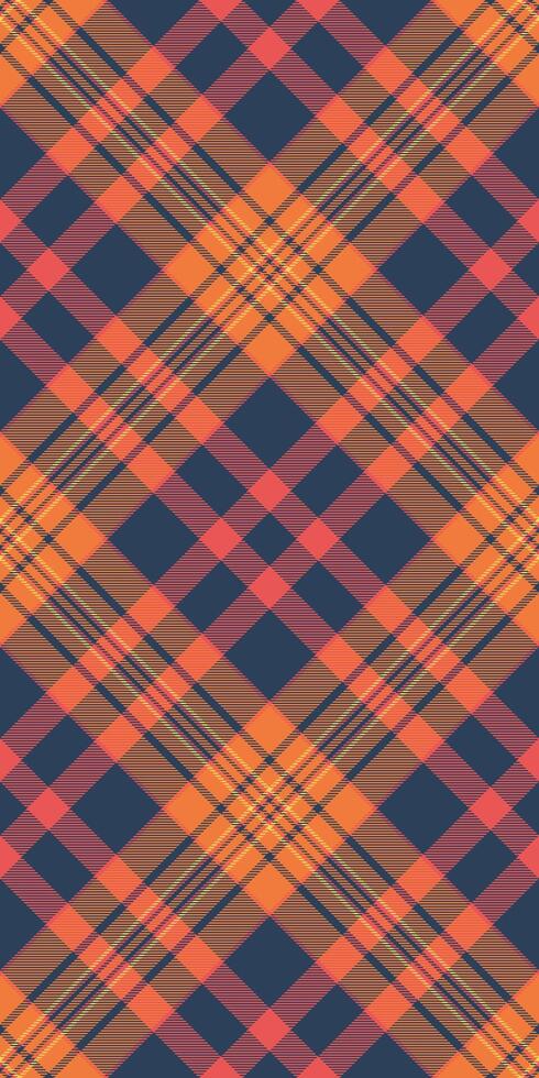 Vibrant autumnal plaid pattern. Perfect for textile design, website backgrounds, or seasonal branding. This intersecting design evokes warmth and a classic, timeless feel. vector