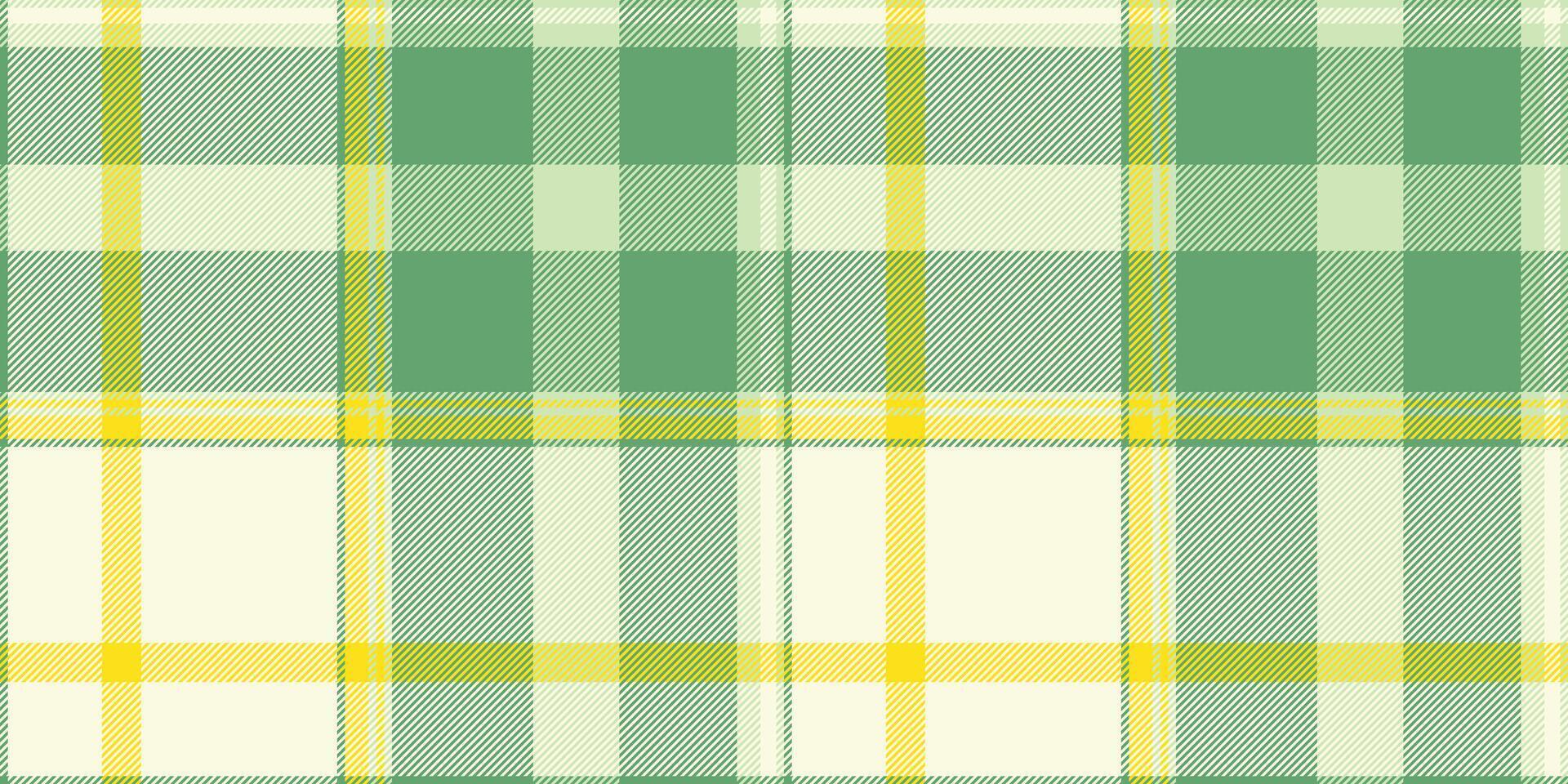 Elegant pastel green and yellow plaid pattern. Perfect for textile design, fashion, website backgrounds, or springsummer themed projects. vector