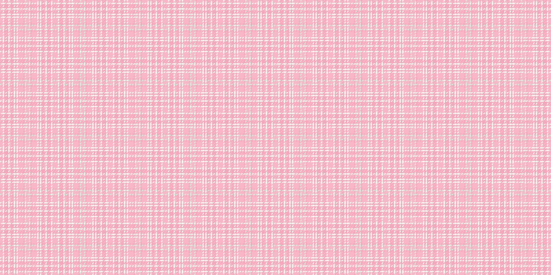 Delicate pink textured plaid pattern, perfect for backgrounds, website design, or textile projects. Subtle woven effect evokes feelings of softness and femininity. vector