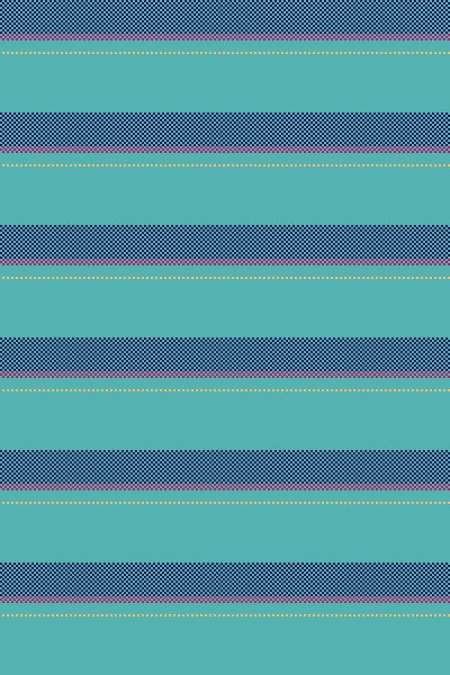 Deep texture textile, quiet vertical pattern stripe. Leel seamless background lines fabric in teal and indigo colors. vector