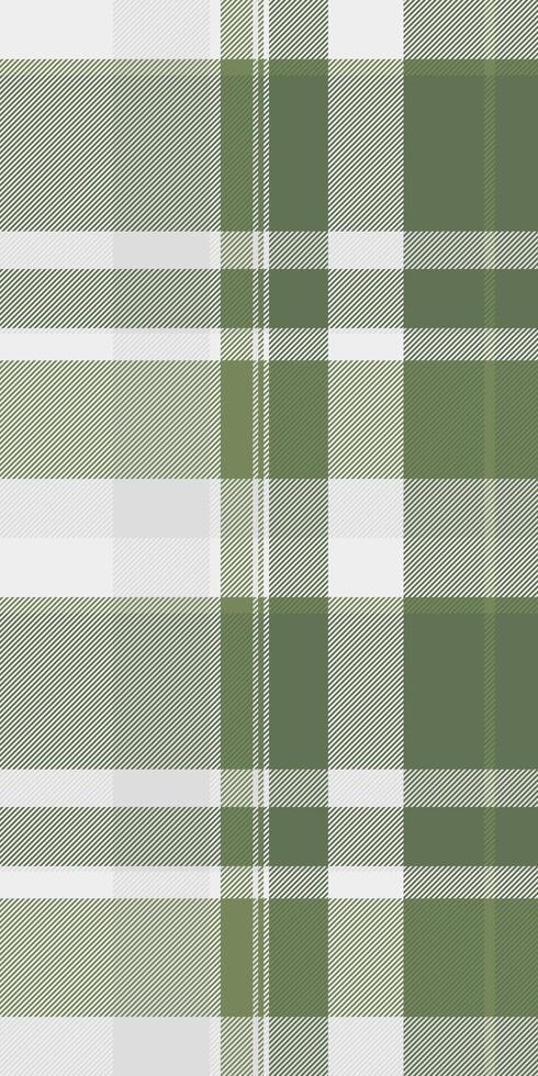 Elegant green and white plaid pattern. Perfect for textile design, apparel, home decor, and website backgrounds. The subtle color palette evokes feelings of tranquility and nature. vector