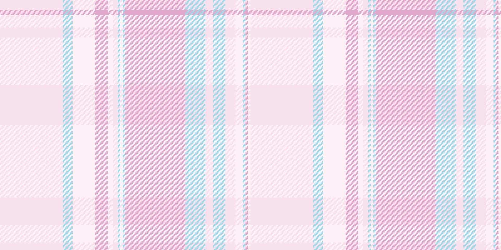 Delicate pastel pink and blue plaid pattern. Perfect for backgrounds, textiles, and feminine designs. Evokes feelings of sweetness, gentleness, and spring. Ideal for websites, packaging, or apparel. vector