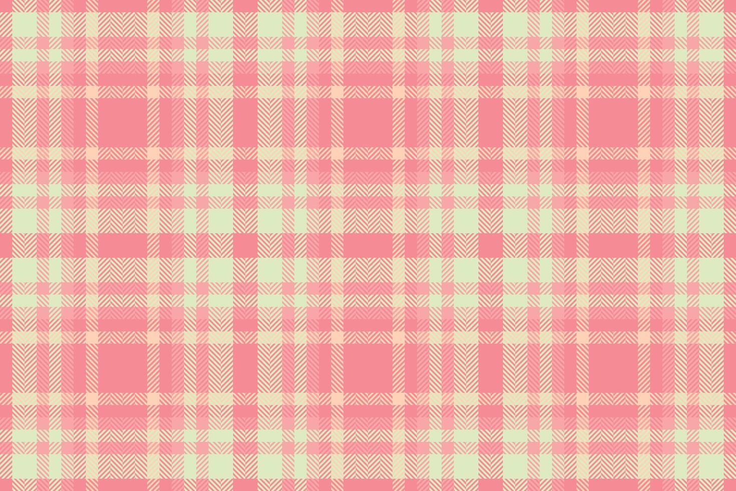 Soft pink and cream plaid pattern. Perfect for textile design, fashion, websites, or branding. vector