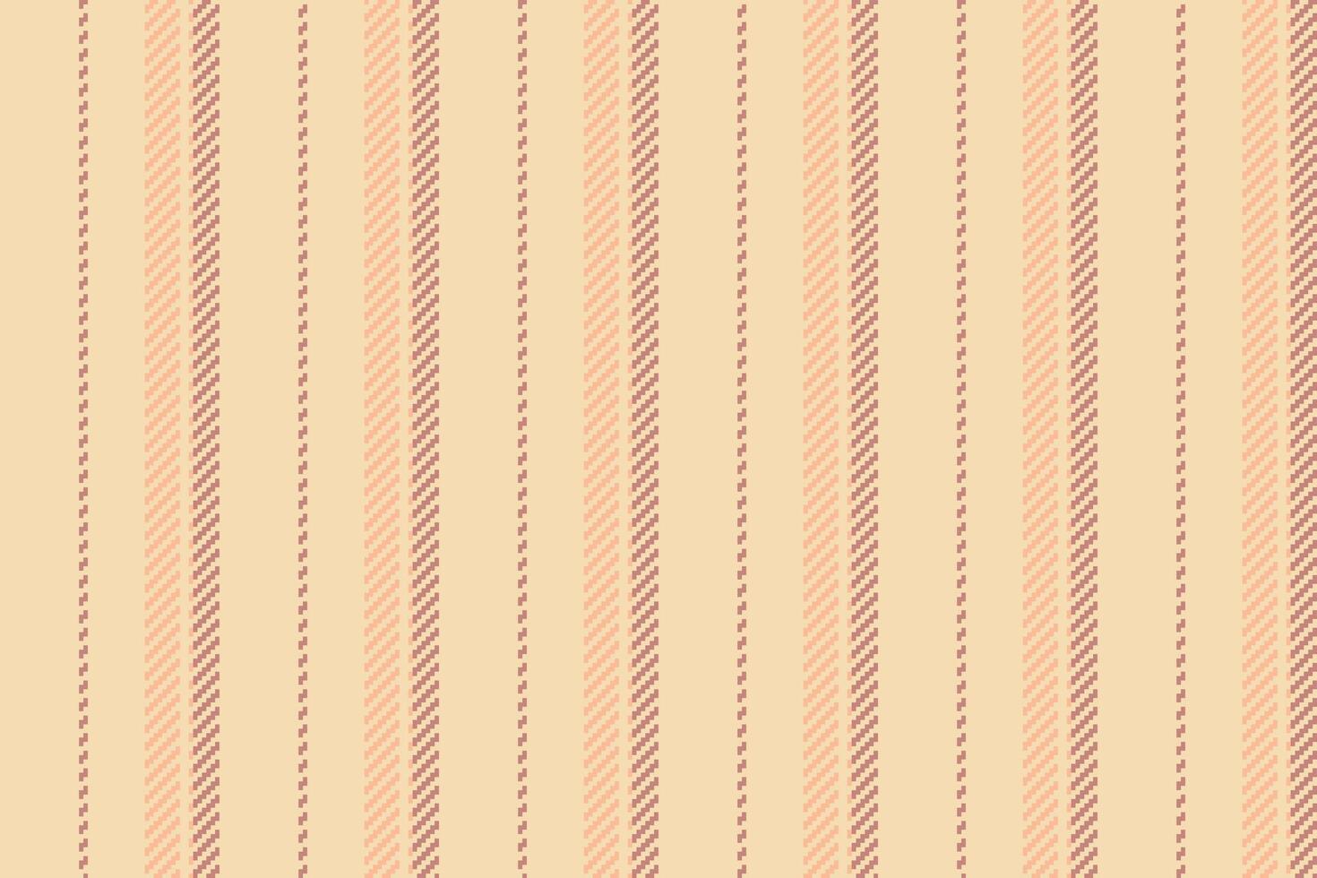 H0s fabric textile vertical, skirt background lines texture. Barriage pattern stripe seamless in wheat and orange colors. vector