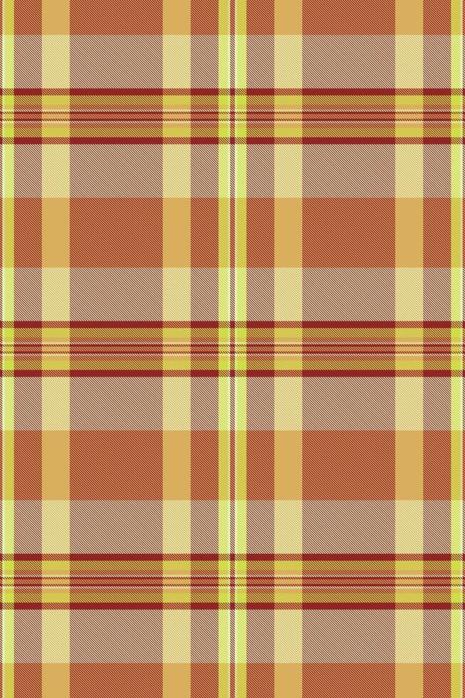 Intense texture seamless pattern, 2025 tartan check. Sofa background fabric plaid textile in red and light colors. vector