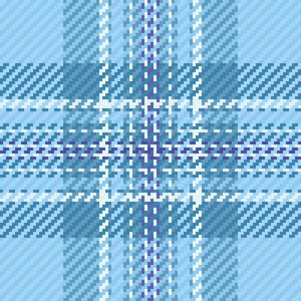 Cool, calming blue plaid pattern. Perfect for textile design, website backgrounds, or apparel projects. Subtle texture and repeating motif create a soothing, sophisticated aesthetic. vector