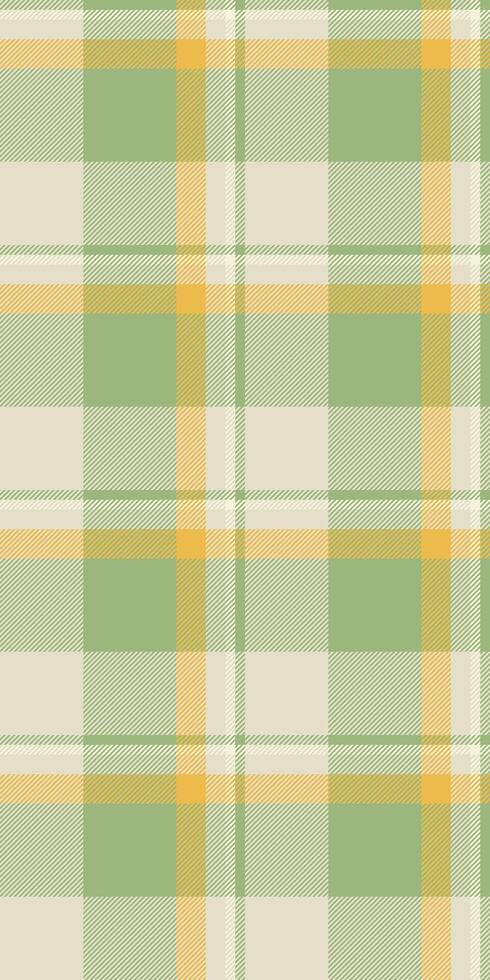 Rural fabric check , selection texture seamless tartan. Platform plaid textile background pattern in green and light colors. vector