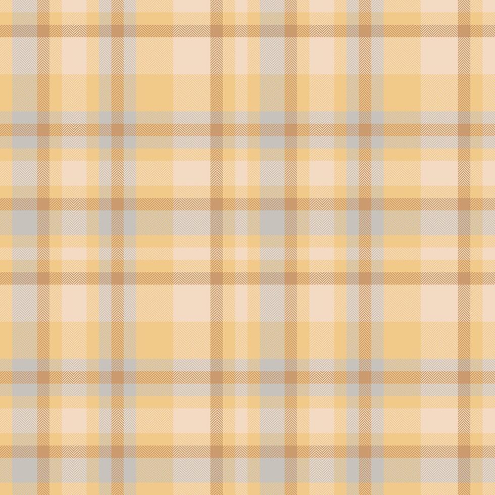Soft, warmtoned plaid pattern, ideal for backgrounds, textiles, or digital design. Evokes comfort, tradition, and versatile design applications. vector