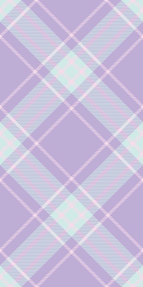 Pastel plaid pattern in soft lavender, mint green, and pink. Perfect for textile design, scrapbooking, backgrounds, and website decoration. vector