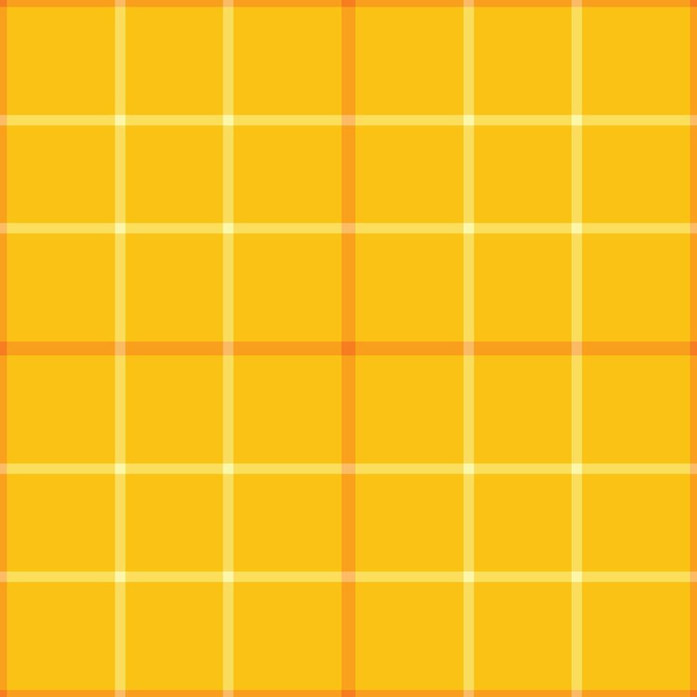 Vibrant geometric pattern featuring bright yellow squares intersected by pale yellow and orange lines. Ideal for backgrounds, textiles, or abstract designs. vector