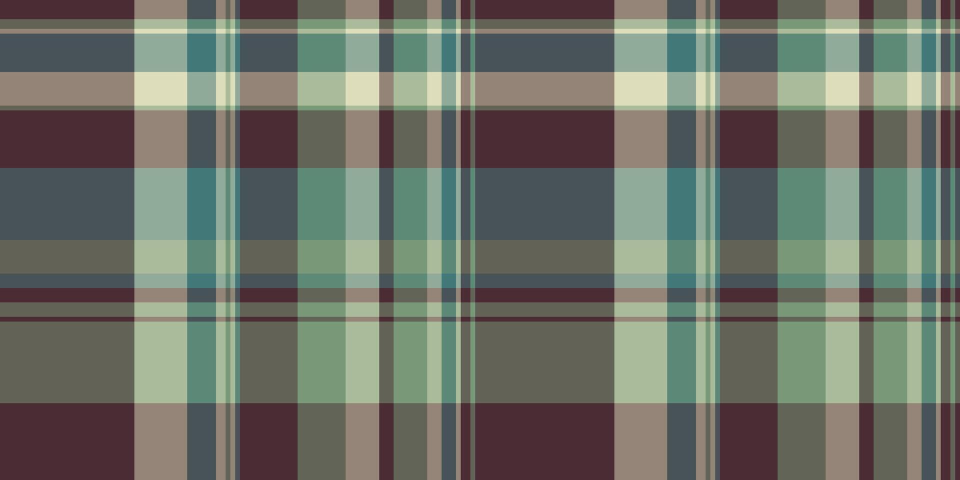 Subtle yet striking, this muted plaid pattern boasts earthy greens, deep browns, and soft blues. vector