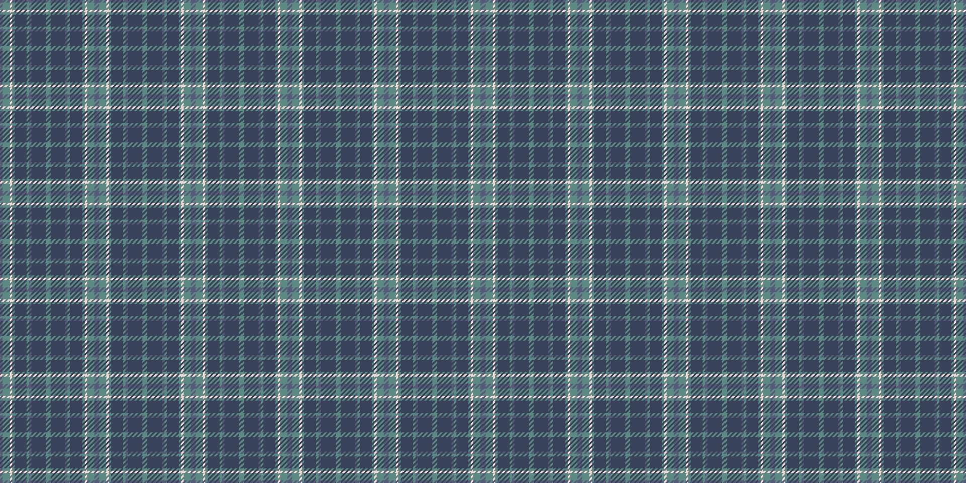 Sophisticated teal and navy plaid pattern. Perfect for textile design, website backgrounds, or crafting projects. Evokes feelings of warmth, comfort, and tradition. vector