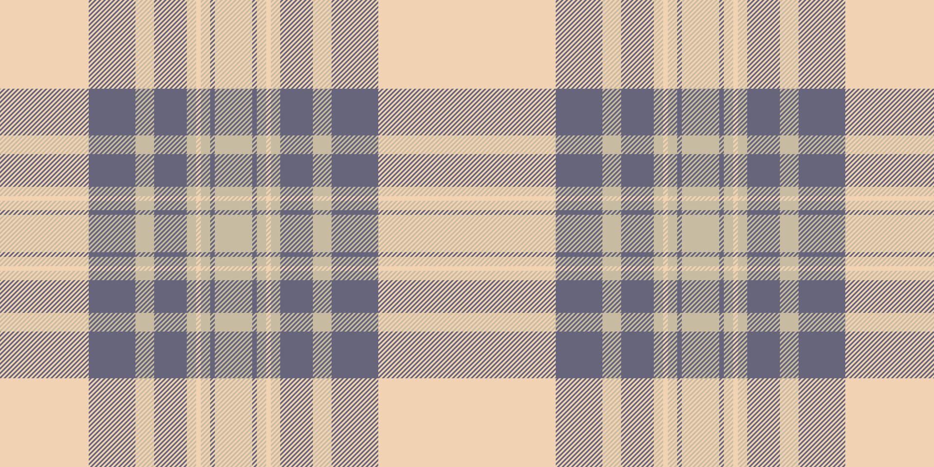 Elegant beige and grey plaid pattern. Perfect for textile design, apparel, fashion, home decor, or website backgrounds. Subtle yet stylish, this seamless texture evokes warmth and sophistication. vector