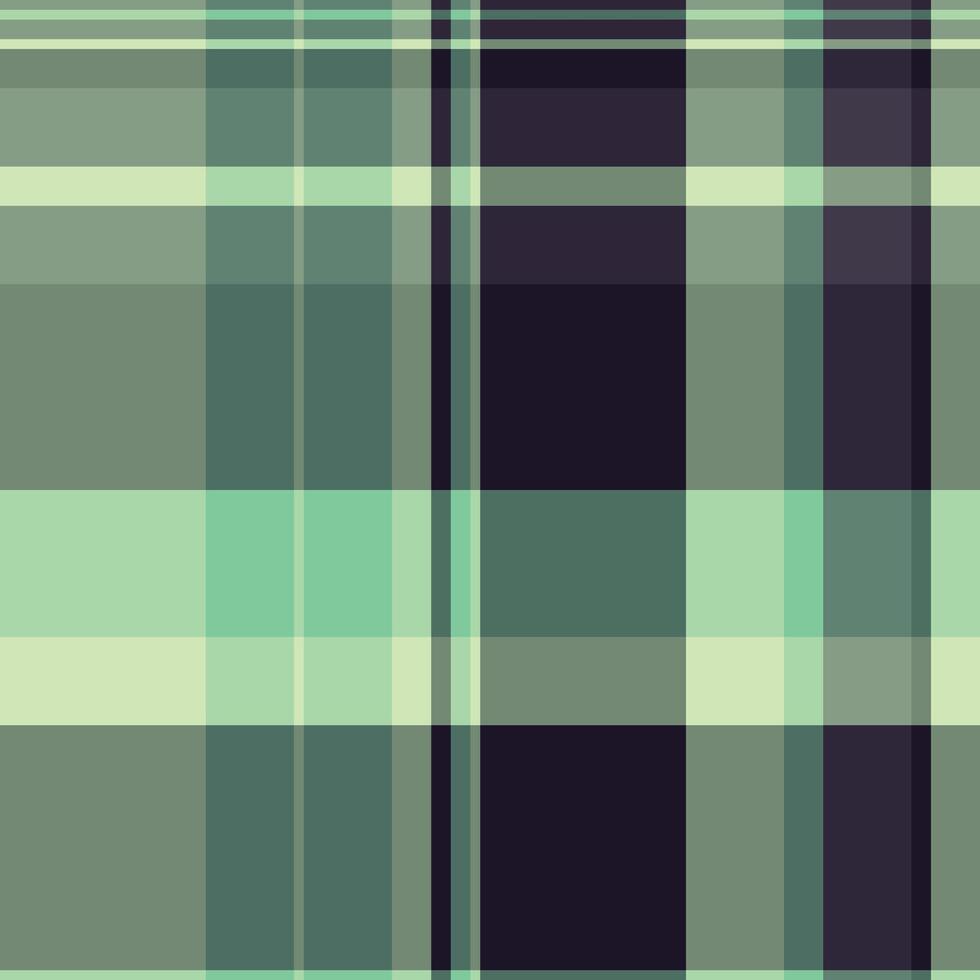 Abstract pastel green and dark grey plaid pattern. Perfect for textile design, website backgrounds, or as a stylish overlay. vector
