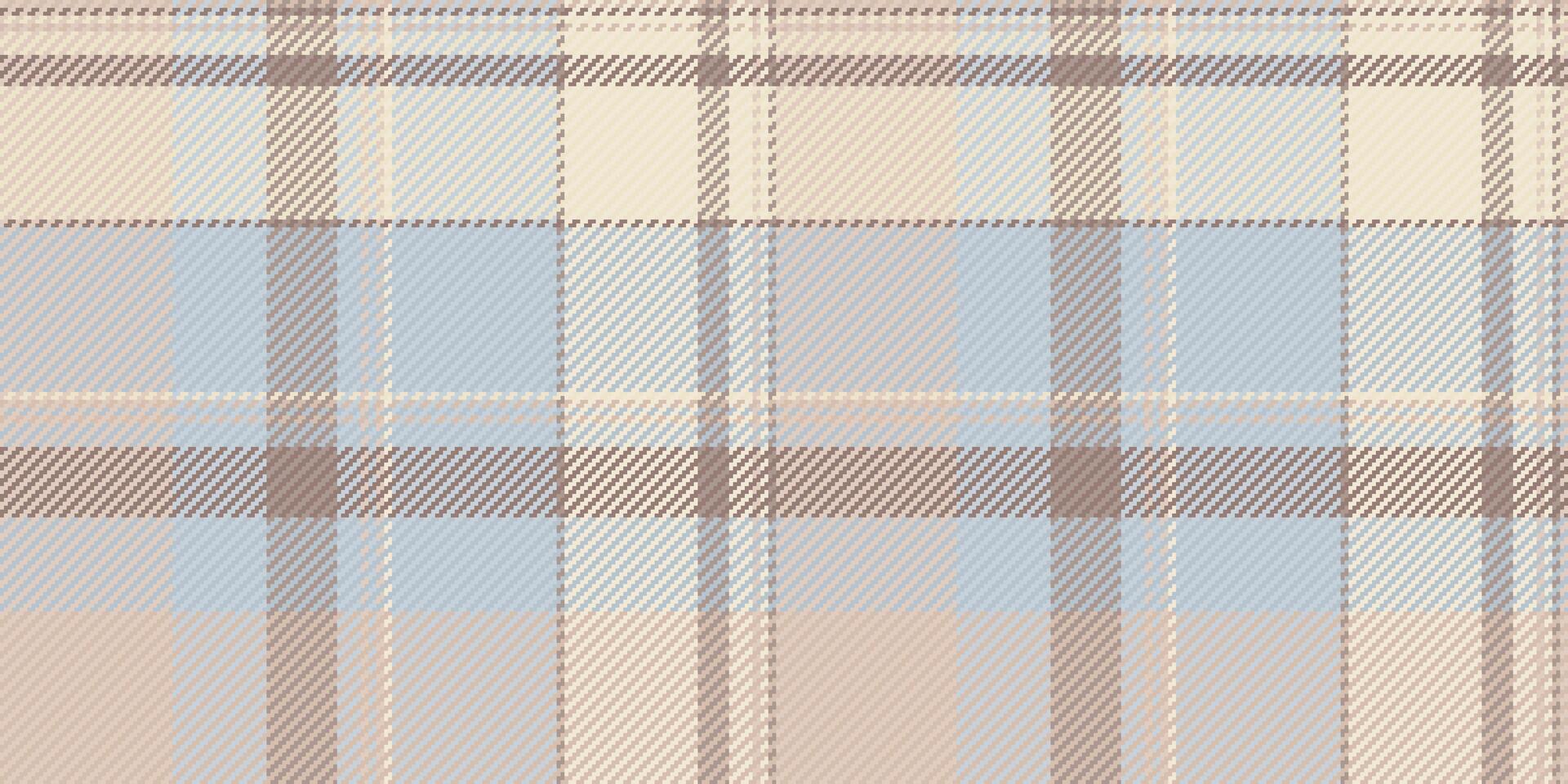 Subtle pastel plaid pattern. Perfect for textile design, apparel, or website backgrounds. This calming, neutral design evokes feelings of warmth and comfort. vector