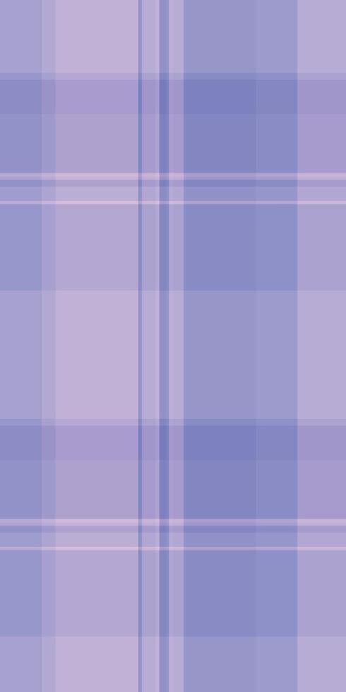 Subtle pastel plaid pattern in soft lilac and periwinkle hues. Perfect for backgrounds, textiles, or website designs seeking a calming and sophisticated aesthetic. vector