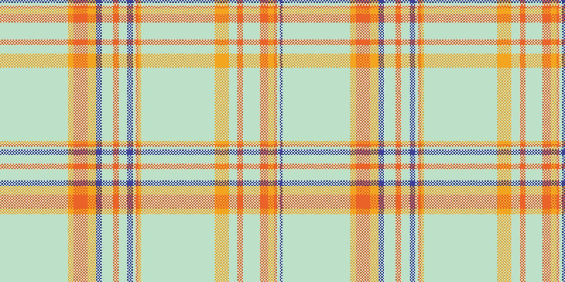 Vibrant pastel plaid pattern. Perfect for textile design, fashion, web backgrounds, and stationery. This cheerful, geometric textile texture offers a fresh and modern aesthetic. vector