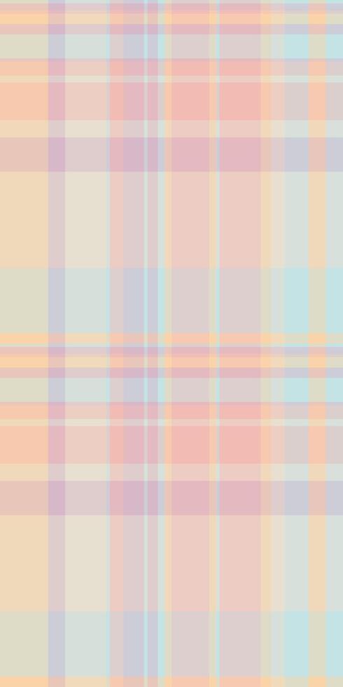 Soft pastel plaid pattern, perfect for backgrounds, textiles, or website designs. Its gentle color palette evokes feelings of calmness and serenity. vector