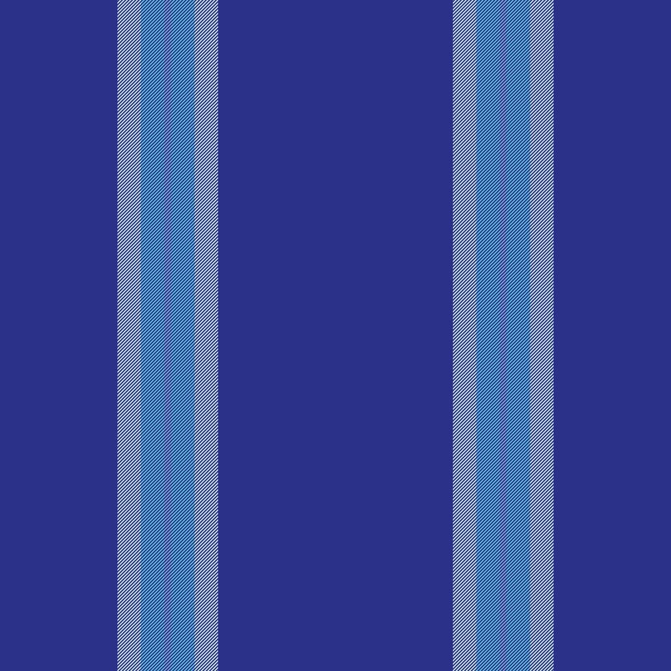 Cront texture pattern lines, network background fabric vertical. Cp stripe textile seamless in indigo and light colors. vector